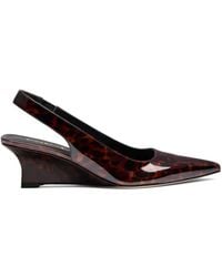 Stuart Weitzman - Décolletté Vinnie Con Zeppa Ed Effetto Tartarugato - Lyst