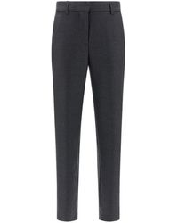 Paul & Shark - Wool Twill Tapered Trousers - Lyst