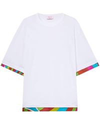 Emilio Pucci - Iride-print Cotton T-shirt - Lyst