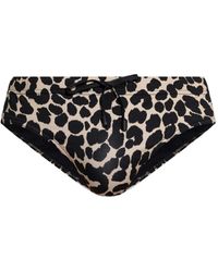 Balmain - Short De Bain À Imprimé Léopard - Lyst