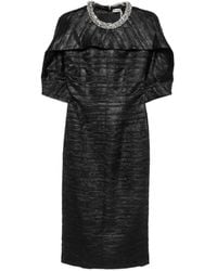 Jonathan Simkhai - Crystal-Embellished Midi Dress - Lyst