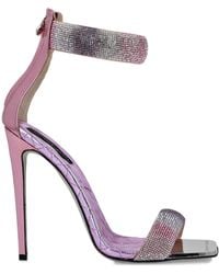 Philipp Plein - Mirror Crystal Sandalen Mit Nieten 120Mm - Lyst