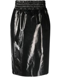 Tom Ford - Patent Leather Midi Skirt - Women's - Calf Leather/elastane/silk - Lyst
