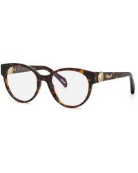 Chopard - Tortoiseshell-Effect Oval-Frame Glasses - Lyst