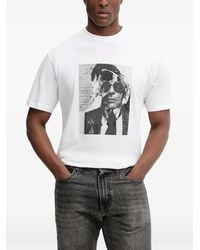 KARL LAGERFELD - Printed T-Shirt - Lyst