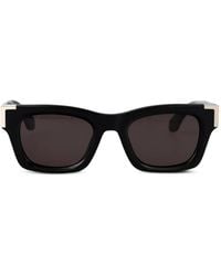 Palm Angels - Sonnenbrille Mit Eckigem Gestell - Lyst