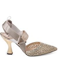 Fendi - Colibrì Crystal-Embellished Heeled Pumps - Lyst