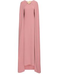 Oscar de la Renta - Crew-Neck Maxi Dress - Lyst