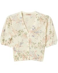Twinset - フローラル カーディガン - Lyst