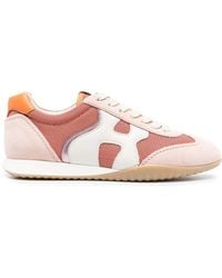 Hogan - Olympia-Z Leather Sneakers - Lyst