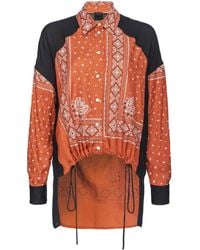 Pinko - Camicia Con Stampa Paisley - Lyst