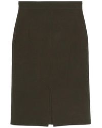 JOSEPH - Safir Midi-Rok Met Rits - Lyst