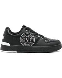 Versace - Starlight Logo-print Leather Sneakers - Lyst