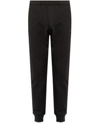 Save The Duck - Embossed Logo Cotton Trousers - Lyst