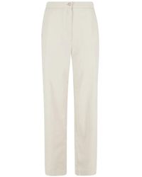 Department 5 - Elasticated-Waist Buttoned Trousers - Lyst