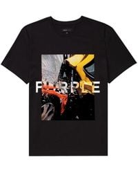 Purple Brand - Graphic-Print Cotton T-Shirt - Lyst