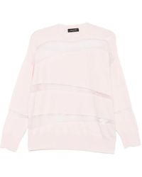 Fabiana Filippi - Pullover mit Mesh-Einsatz - Lyst