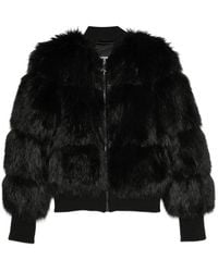 Patrizia Pepe - Faux-Fur Bomber Jacket - Lyst