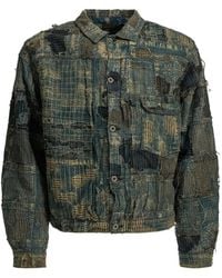Kapital - Veste En Jean Boro À Design Patchwork - Lyst