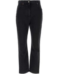 Valentino Garavani - Logo-Patch Jeans - Lyst
