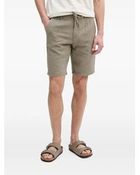 Lindbergh - Herringbone-Weave Drawstring Shorts - Lyst