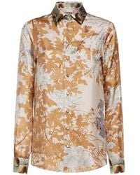 Pierre Louis Mascia - Floral-Print Long-Sleeve Shirt - Lyst