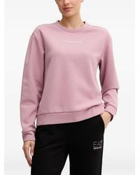 EA7 - Logo-Print Sweatshirt - Lyst