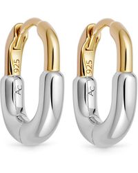 Astley Clarke - 18kt Recycled Gold Vermeil And Sterling Silver Aurora huggie Earrings - Lyst