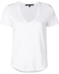 Veronica Beard - Camiseta con cuello en V - Lyst