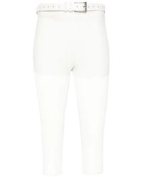 Vestiaire d'un Oiseau Libre - Belted Mesh-Panel Trousers - Lyst