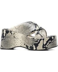 Paris Texas - Vicky Wedge Sandals - Lyst