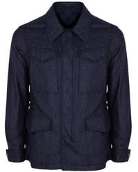 Eleventy - Quilted-Lining Field Jacket - Lyst