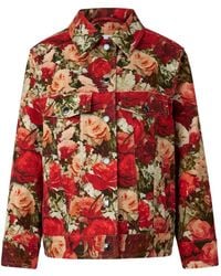 Bogner - Jaclyn Floral-Print Denim Jacket - Lyst