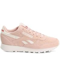 Reebok - Zapatillas Classic Light Pink - Lyst