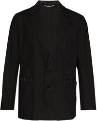 Dolce & Gabbana - Stripe-Trim Single-Breasted Blazer - Lyst
