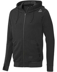 Reebok - Noble Fight Zip-Fastening Hoodie - Lyst
