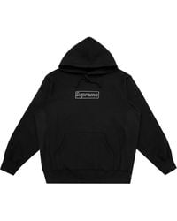 Supreme - Kaws Chalk Logo Hoodie - Lyst