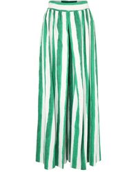 Alice + Olivia - Gestreepte Broek - Lyst