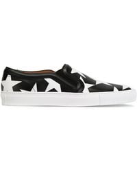 Givenchy - Star Print Slip-on Sneakers - Lyst