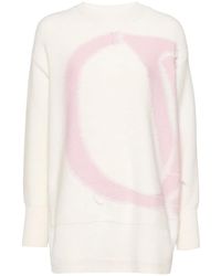 Off-White c/o Virgil Abloh - Intarsia-Knit Logo Jumpers - Lyst