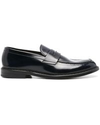 Doucal's - Brushed-leather Loafers - Lyst
