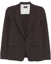 Marella - Single-Button Notched-Lapel Blazer - Lyst