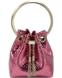 Jimmy Choo - Bon Bon メタリック バケットバッグ - Lyst