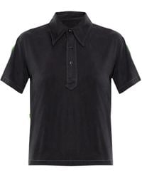 Maison Margiela - Button Short-Sleeve Polo Top - Lyst