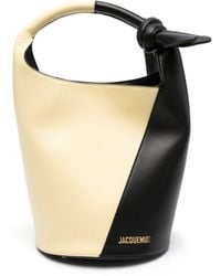 Jacquemus - Le Petit Tourni Leather Bucket Bag - Lyst