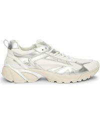 MSGM - Vulcano Distressed Sneakers - Lyst