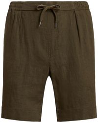 Ralph Lauren - Short Plissé À Lien De Resserrage - Lyst