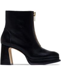 Bernardo - 95Mm Mafalda Zip-Front Platform Boots - Lyst