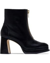 Bernardo - 95Mm Mafalda Zip-Front Platform Boots - Lyst