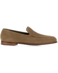 Crockett & Jones - Salcombre Suede Loafers - Lyst